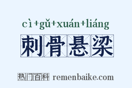 刺骨悬梁是什么意思的图片